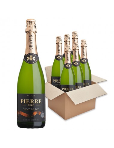 Carton Pierre Zéro Chardonnay Effervescent Sans Alcool