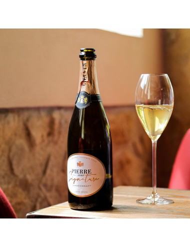 Pierre Zéro Signature Chardonnay Effervescent désalcoolisé