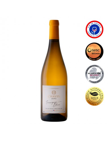 Chavin Zéro Vin De France Sauvignon Blanc désalcoolisé