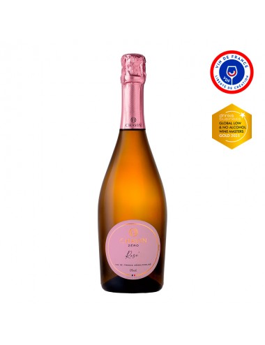 CHAVIN ZERO Rosé Effervescent - Vin De France désalcoolisé - Champagne sans alcool -