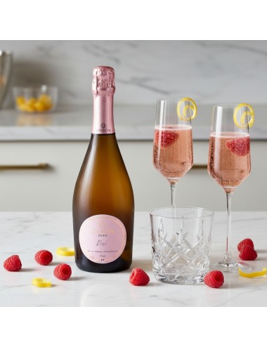chavin zéro rosé effervescent - vin de france désalcoolisé- champagne sans alcool dry january