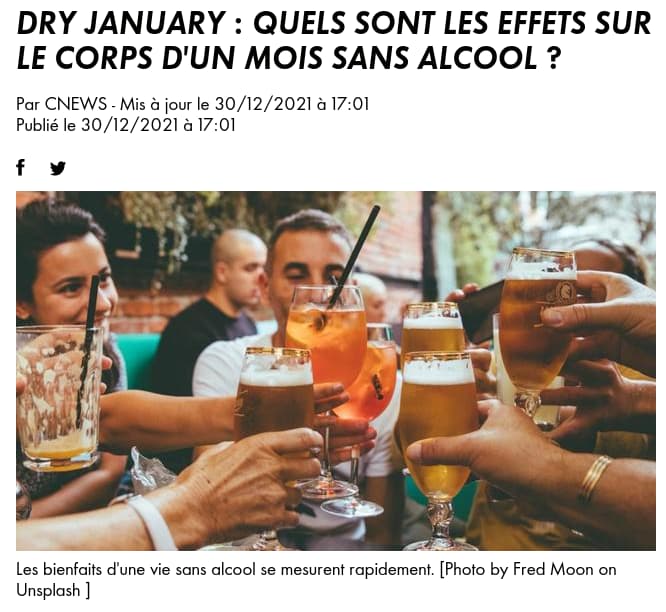 Un mois sans alcool les effets sur le corps