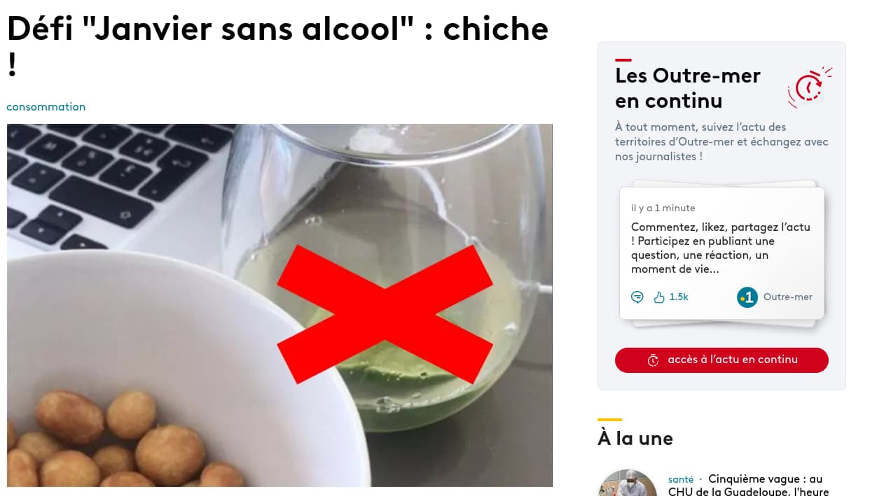 Défin de janvier, France Tv info Guadeloupe